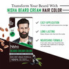 Nisha Beard Colour For Men Black Brown 40G | Professional Beard Hair Colour | Ammonia Free