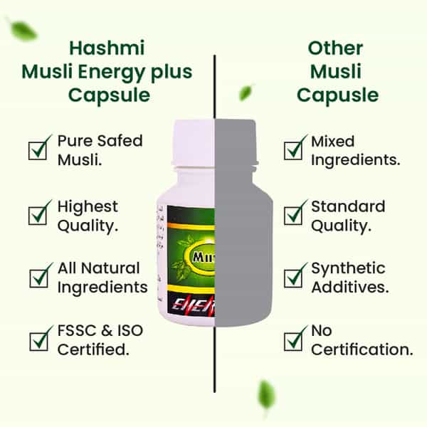 Hashmi Musli Energy Plus Capsule 20
