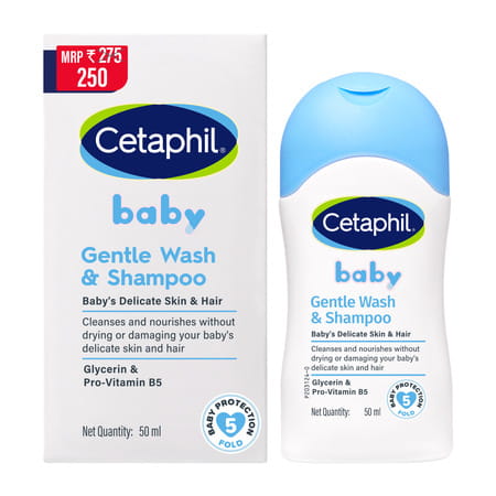 Cetaphil Baby Gentle Wash & Shampoo 50ml