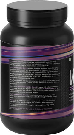 Inlife 100% Isolate Whey Protein Powder Supplement 27 Grams Protein Per Serving (Chocolate 1kg)