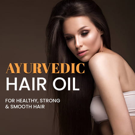 Jagat Pharma Hair Oil For Strong & Smooth Hair | Infused With 10 Powerful Ayurvedic Herbs