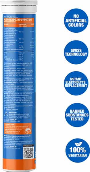 Fast&Up Reload O.r.s Electrolyte - Rehydration Zinc + D-Glucose - Orange - 20 Effervescent Tab