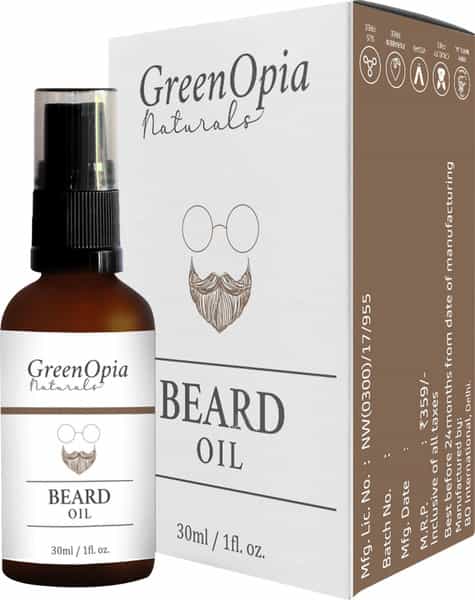 Greenopia Beard Oil (30Ml) Pack Of 1