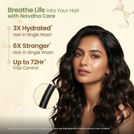 Nat Habit Natural Cleansing Shampoo For Dry & Frizzy Hair With Aloe & Peanut | Paraben Free (250Ml)