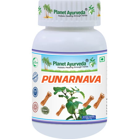 Planet Ayurveda Punarnava Capsules - 60 Capsules