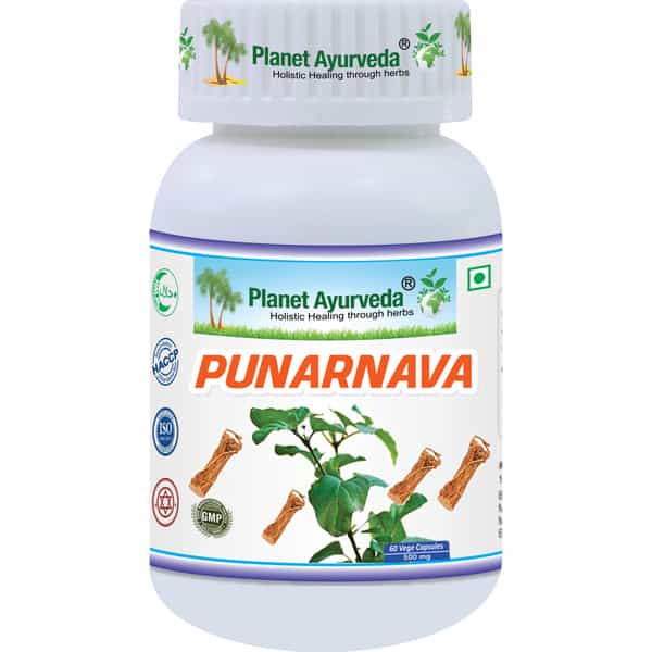 Planet Ayurveda Punarnava Capsules - 60 Capsules