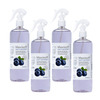 Maxisoft Blueberry Sanitizer Spray | Aloe Vera Neem & Vitamin E (500 Ml Pack Of 4)