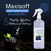 Maxisoft Blueberry Sanitizer Spray | Aloe Vera Neem & Vitamin E (500 Ml Pack Of 4)
