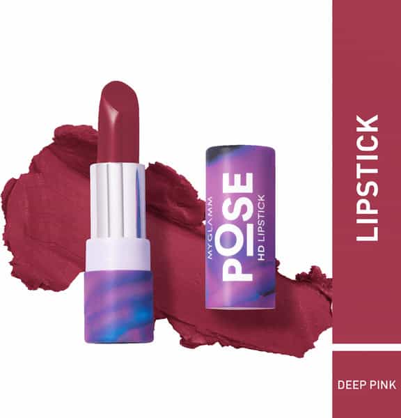 Myglamm Pose Hd Lipstick-Deep Pink