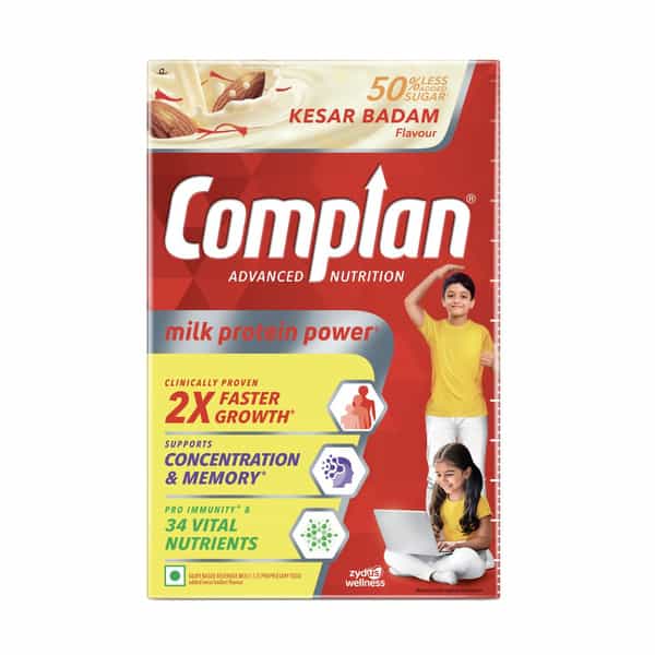 Complan Nutrition Drink Kesar Badam Flavour Box 500 Gm