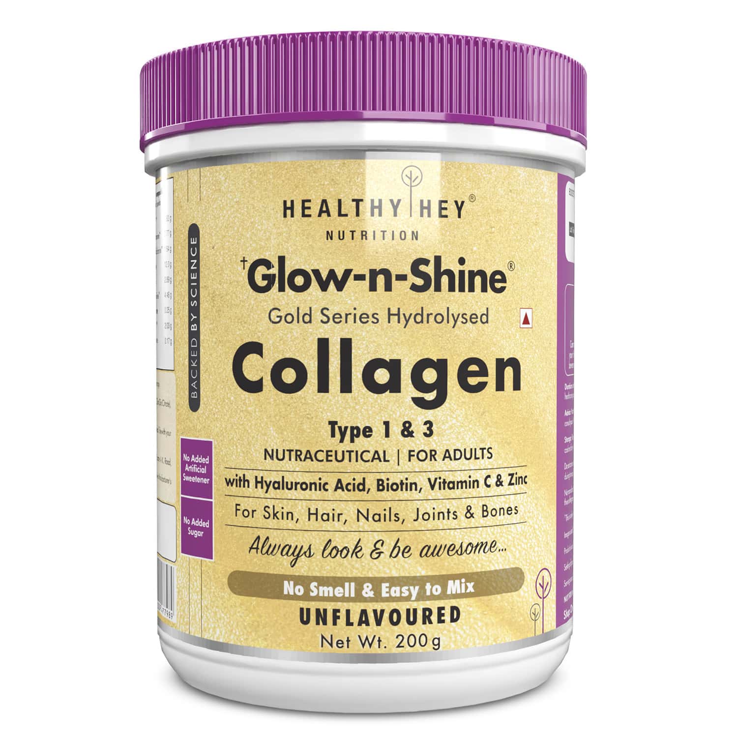 Healthyhey Nutrition Collagen Gold Series With Biotin & Vit.C 200g Unflavoured