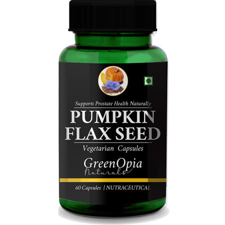 Greenopia Pumpkin And Flaxseed Oil 60 Liquid Filled Vegetarian Capsules