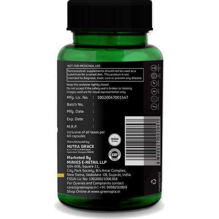 Greenopia Pumpkin And Flaxseed Oil 60 Liquid Filled Vegetarian Capsules