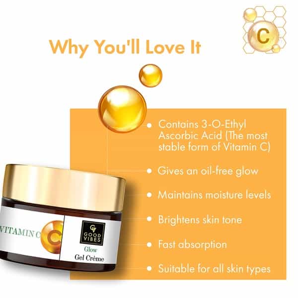 Good Vibes Vitamin C Glow Gel Creme- 50 Gm
