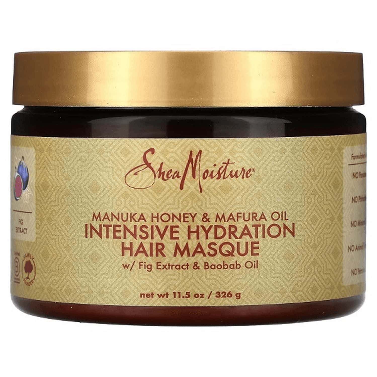 Shea Moisture Intensive Hydration Honey & Mafura Oil Masque For Dry Hair | 354ml