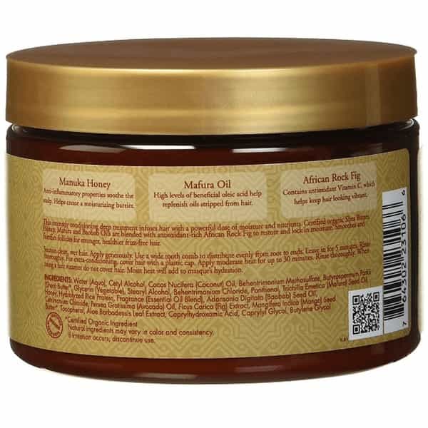 Shea Moisture Intensive Hydration Honey & Mafura Oil Masque For Dry Hair | 354Ml