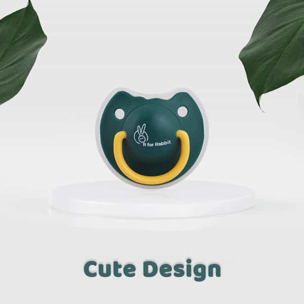 R For Rabbit Tusky Pacifier-L Green