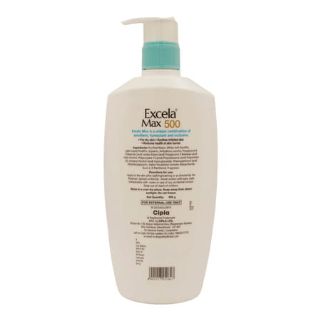 Excela Max 500 Bottle Of 500gm Moisturiser Lotion