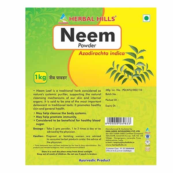Herbal Hills Neem Powder 1000 Gm