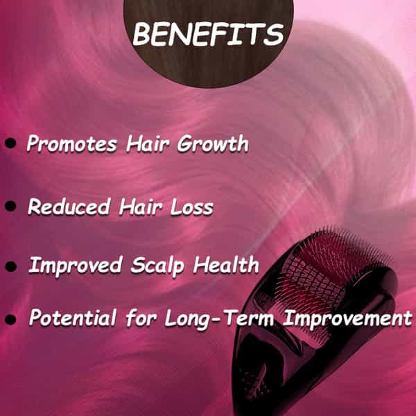 Ktein Derma Roller 0.5Mm With 540 Titanium Needles For Hair Growth And Skin Renewal