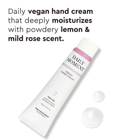 The Face Shop Non-Greasy Korean Vegan Hand Cream - Morning Florist With Hyaluronic Acid - 30ml