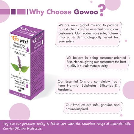 Pack Of 2 Patchouli Essential Oil & Avocado Carrier Oil - 100% Pure & Natural Oil