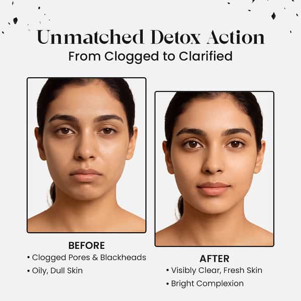 Raw Tatva Activated Bamboo Charcoal Powder | Deep Detox & Pore Cleansing | All Skin Types | 100G