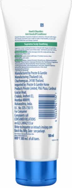 Head & Shoulders Supreme Scalp Soothing Conditioner - 180Ml