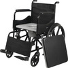 Arcatron Mobility 2In1 Foldable Wheelchair For Regular & Commode Use|Sturdy X-Frame, Rear Mag Wheels