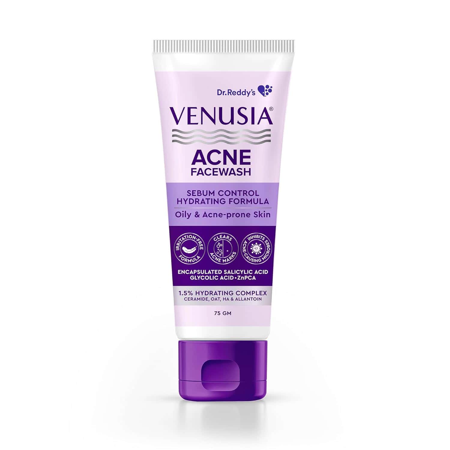 Venusia Acne Facewash For Oily & Acne-prone Skin 75 Gm