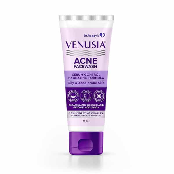 Venusia Acne Facewash For Oily & Acne-Prone Skin 75 Gm