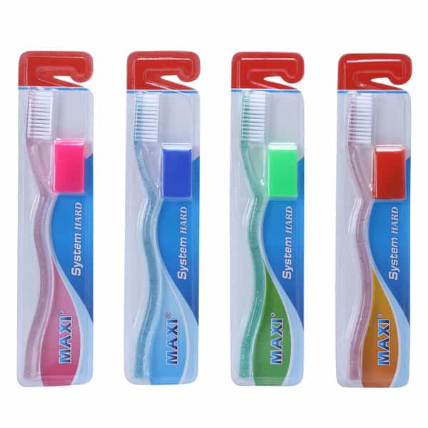 Maxi System Hard Toothbrush (Pack Of 12)