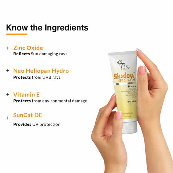 Fixderma Shadow Spf 50+ Gel 75Gm