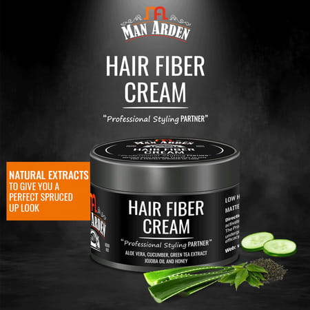 Man Arden Hair Fiber Cream Professional Styling For Hair Volume For Thin Hair -Control 50gm