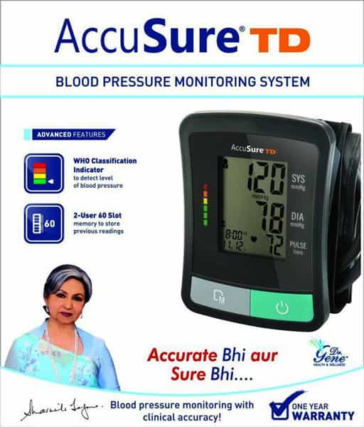 Accusure Td Blood Pressure Monitoring System | Bp Monitor
