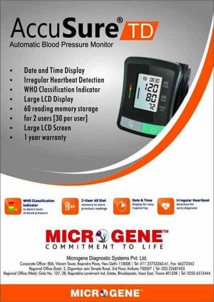 Accusure Td Blood Pressure Monitoring System | Bp Monitor