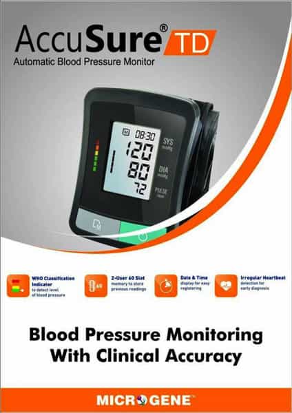 Accusure Td Blood Pressure Monitoring System | Bp Monitor