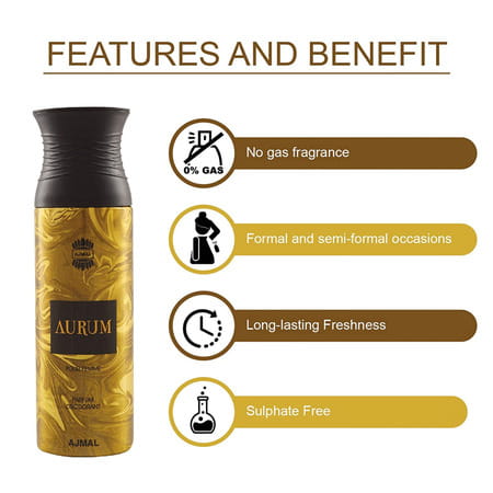 Ajmal 1 Aurum For Women 1 Wisal Dhahab For Men 1 Distraction 1 Magnetize Unisex Combo Pack Of 4 Deos