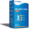 Liveasy Sore Throat & Cough Lozenges - Strip Of 10 - Orange Flavour