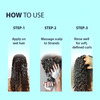 Dermistry Curly Hair Shampoo With Hyaluronic Acid Keratin For Frizz Control Curl Defining - 200ml