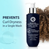 Dermistry Curly Hair Shampoo With Hyaluronic Acid Keratin For Frizz Control Curl Defining - 200ml