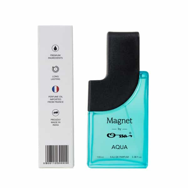 Ossa Magnet Aqua Eau De Parfum | Bergamot | Patchouli | Cedarwood | Sandalwood | Musk | Unisex 100Ml