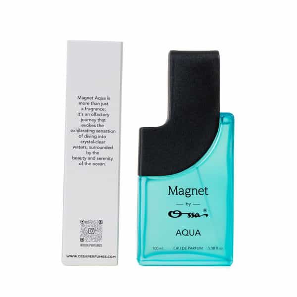 Ossa Magnet Aqua Eau De Parfum | Bergamot | Patchouli | Cedarwood | Sandalwood | Musk | Unisex 100Ml