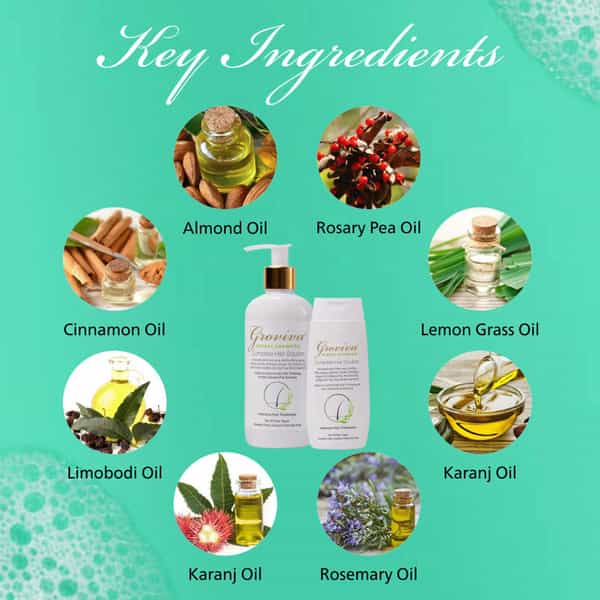 Groviva Herbal Shampoo 300 Ml (Pack Of 3)