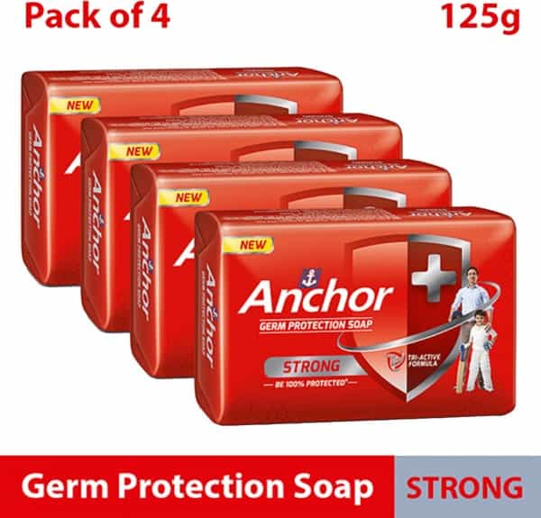 Anchor Germ Protection Soap (Strong) 125Gmx4