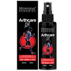 Morpheme Remedies Arthcare Pain Relief Oil For Body | Back | Legs | Knee | 120 Ml