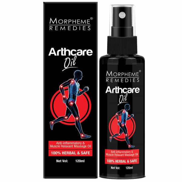 Morpheme Remedies Arthcare Pain Relief Oil For Body | Back | Legs | Knee | 120 Ml