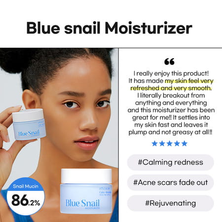 It's Skin Blue Snail Moisturizer - Korean Skincare - For Moisturisation - Hydration - 50Ml