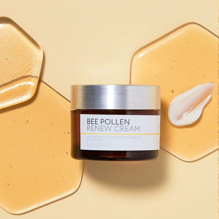 Missha Bee Pollen Renew Cream - Korean Skincare - For Moisturisation - Hydration - 50Ml