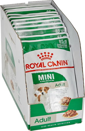 Royal Canin Mini Adult Dog Food | 85 Grams | Pack Of 12 Sachet | Supports Weight Management